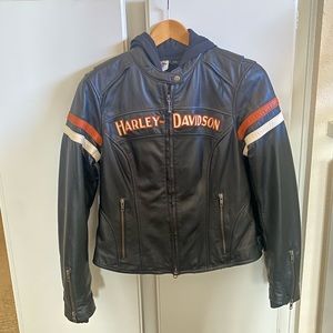 Harley Davidson Leather Jacket with Inner Shell